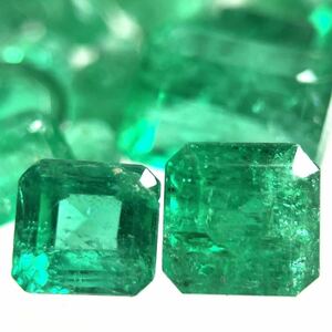 ［天然エメラルドおまとめ］ A 20ct 裸石 宝石 emerald ベリル jewelry ジュエリー beryl ②DD5 