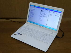 【ジャンク】東芝 dynabook B350/22B (15.6インチ/Pentium P6200/2GB/HDDなし) BIOS起動確認 詳細不明 本体のみ