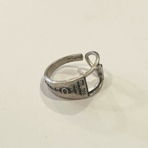 シルバー　リング　指輪　ハンドメイド　スプーン　銀　/N8054