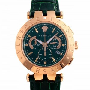 ヴェルサーチ Versace V-レース クロノグラフ VERQ00420 グリーン文字盤 新品 腕時計 メンズ