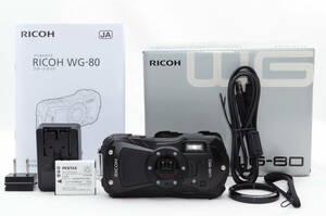 ★超美品★ リコー RICOH WG-80 ブラック　防水 耐衝撃 防塵 耐寒