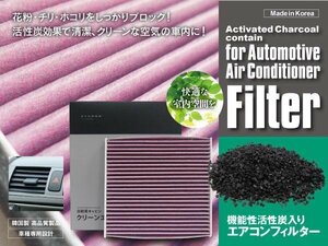 【送料無料】エアコンフィルター 高性能タイプ フィット GK3 4 5 6 80291-T5A-J01 活性炭1250mg 消臭 花粉 PM2.5