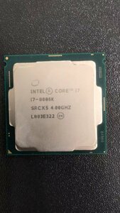 CPU インテル Intel Core I7-8086K プロセッサー 中古 動作未確認 ジャンク品 - A423