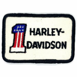 ハーレー・ダビッドソン ナンバーワン ビンテージ パッチ Harley Davidson #1 Vintage Patch バイカー HARLEY-DAVIDSON AMF Biker No1