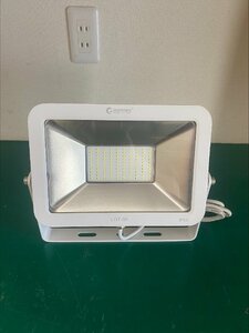 1円～展示品 LED投光器 50W 500W相当 6000K 昼光色 スポットライト 防水 屋外用 作業灯 外灯 駐車場灯 工事用照明 看板灯 店舗照明 夜間作