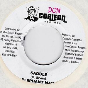 Epレコード　ELEPHANT MAN / SADDLE (TRIFECTA)