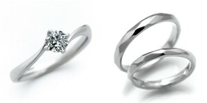 婚約指輪 安い 結婚指輪 セットリング ダイヤモンド プラチナ 0.2カラット 鑑定書付 0.203ct Fカラー VVS2クラス 3EXカット H&C CGL