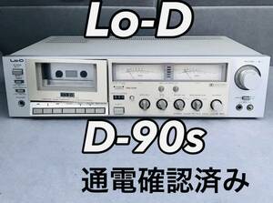 Lo-D ローディー D-90s カセットデッキ オーディオ器 中古 現状品 通電確認済み　1円スタート