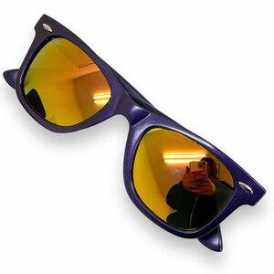 Ray-Ban レイバン サングラス 眼鏡 アイウェア ファッション ウェイファーラー Wayfarer RB2140 ウェリントン ミラー パープル