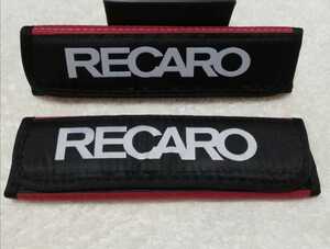 ★ RECARO えんじ色 シートベルトパッド★検）　NISMO GR TRD 無限 HONDA タイプR RALLIART STI R32 S15 S660 DC2 EK9 EG6 DC5 FD2 FK8 JDM