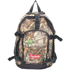 シュプリーム SUPREME 19AW Backpack ボックスロゴリアルツリーナイロンバックパック 中古 OM10