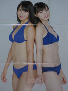 ◆即決◆　NMB48　白間美瑠×太田夢莉　特大両面ポスター ①