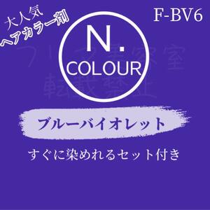 エヌドット ヘアカラー ヘアカラー剤 おしゃれ染め ショート用 N. BV 6 ブルーバイオレット 少し明るめ 黄色みを消しツヤと透明感がでます