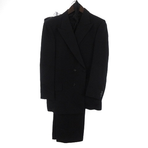 DEVOTE スーツ ブラックフォーマル セットアップ テーラードジャケット 長袖 スラックス ロング ネクタイ ウール 黒 ブラック A-6
