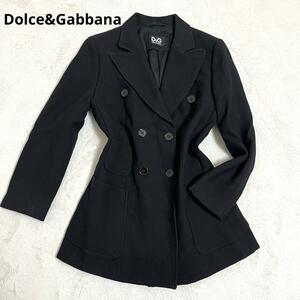 486 Dolce&Gabbana ドルチェアンドガッバーナ トレンチコート ブラック 44 レディース