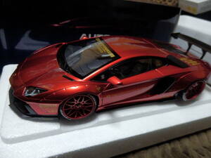  オートアート Auto art 1/18 ランボルギーニ アウ゛ェンタドール リバティウォーク LB-Works Lamborghini Aventador Red