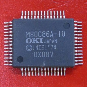 [秘蔵CPU放出714]沖電気 8086 M80C86A-10 ０X08V QFP