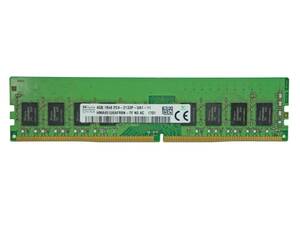 ジャンク 中古 SK hynix デスクトップパソコン用メモリ 4GB 1Rx8 PC4-2133P-UA1-11 HMA451U6AFR8N DDR4 DESKTOP RAM