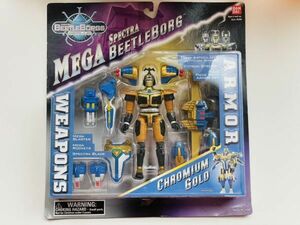 未開封 海外正規 BEETLE BORGS METALLIX ビートルボーグス メタリックス (ビーファイター) MEGA SPECTRA クロミウムゴールド CHROMIUM GOLD