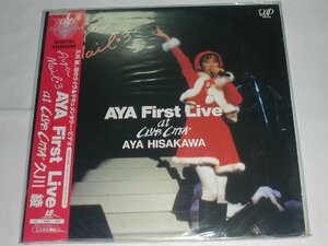 （ＬＤ：レーザーディスク）AYA First Live at CLUB CITTA/久川 綾【中古】