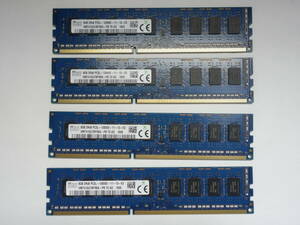 KHynix ECCメモリ 8GBx4 32GB 1600MHz DDR3-1600 PC3-12800E Unbuffered(Unregisted) HMT41GU7BFR8A-PBT0AD