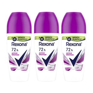 10％OFF デオドラント ワキ用 Rexona ウーメン アクティブ・エモーション 50ml×3個 RX04