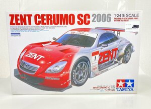 1円◆同梱NG◆未使用 未組立◆TAMIYA　ZENT CERUMO SC 2006　1/24スポーツカーシリーズ　No.303　プラモデル　YF-083
