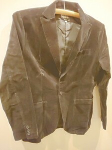 タケオキクチ ジャケット 黒 コーデュロイ オシャレ 上着 テーラードジャケット 無地 メンズ サイズ 3 