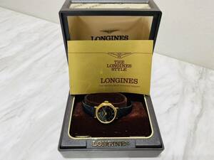 A2033 LONGINES ロンジン オクタゴン 八角形 腕時計 保管現状品