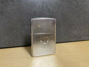 Zippo ジッポー ライター シルバーカラー made in USA K 01 SINCE 1932 