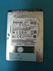 TOSHIBA 2.5’ SATA HDD 500GB わずか36時間 正常品 即決