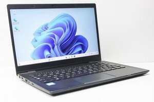 1円スタート ノートパソコン Windows11 東芝 dynabook G83 第8世代 Core i5 8250U SSD256GB メモリ8GB Windows10 カメラ 13.3インチ 薄型