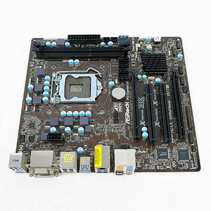 【中古】ASRock製 MicroATXマザーボード H77M LGA1155 [管理:1050017655]