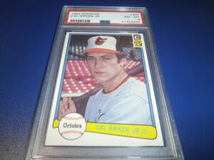 １９８２　DONRUSS　＃４０５　CAL RIPKEN JR ルーキーカード　ＰSA NM-MT 8