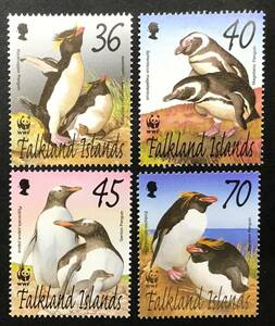フォークランド 2002年発行 ペンギン トリ 切手 未使用 NH