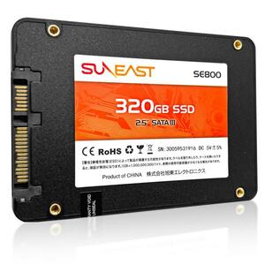 【SUNEAST】SE800-320GB 2.5インチ 内蔵SSD 320GB SATA 新品！