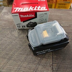 【未使用品】Makita マキタ BL1850B 18V 5.0Ah リチウムイオンバッテリー