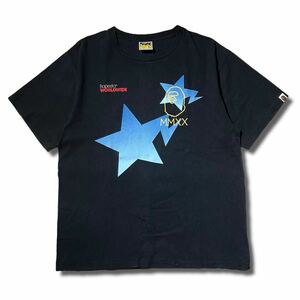 A BATHING APE BAPE STA Tシャツ XL 半袖 プリント ブラック ア ベイシング エイプ ベイプスタ