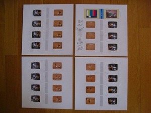 少年隊・手作りパラパラ写真集　LPsize4枚の両面　送料410円