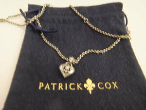 PATRICK COX 　パトリックコックス 　Silver 925　ハートモチーフ 　ダイヤ　　ネックレス