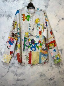 ☆MITAGIHIDETAKA ミヤギヒデタカ POGGY THE MAN☆CHARACTER SHIRT キャラクターシャツ スタンドカラー パッチワーク カットオフ