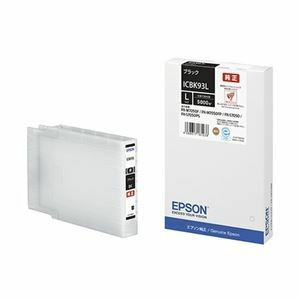 【新品】エプソン ビジネスインクジェット用 インクカートリッジL(ブラック)/約5000ページ対応 ICBK93L