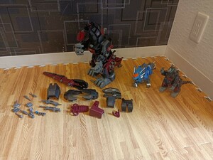 nn0202 169 ZOIDS ゾイド フィギュア 可動プラモデル？ まとめ売りセット 中古 現状品 デスザウラー ブレードライガー おもちゃ 旧ゾイド