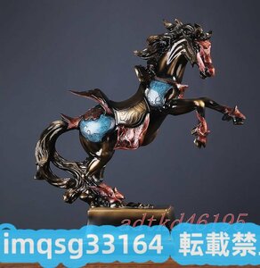 開運 馬 工芸品 珍品オリジナルヨーロッパ 芸術品 レトロ 風水物 置物 インテリア