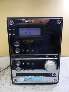 ソニー SONY MD/CDシステムコンポ HCD-J300 通電確認のみ#BB095