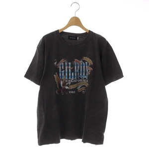 グッドロックスピード MUSE de Deuxieme Classe取り扱い 21SS CALIFORNIA Tシャツ カットソー 半袖 プルオーバー F チャコールグレー