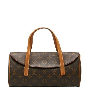 ルイ ヴィトン モノグラム ソナチネ ハンドバッグ M51902 ブラウン PVC レザー レディース LOUIS VUITTON 【中古】