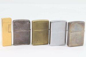 【5点】 ZIPPO ジッポー クラウン オイルライター ガスライター 喫煙具 喫煙グッズ ジャンク 4856-B