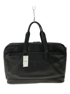 COACH◆レザーブリーフケース/レザー/BLK/F11312/持ち手ダメージ