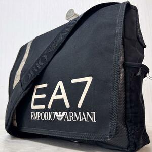 2way エンポリオアルマーニ ショルダーバッグ 斜め掛け クロスボディー メッセンジャー EA7 EMPORIO ARMANI メンズ ビジネス ブラック A4